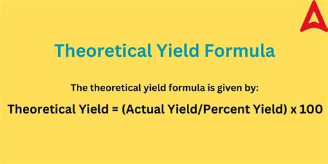 Theoretical Yield Formula, Definition, Calculation in Chemistry