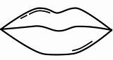Lip coloring page  ColouringPages sketch template