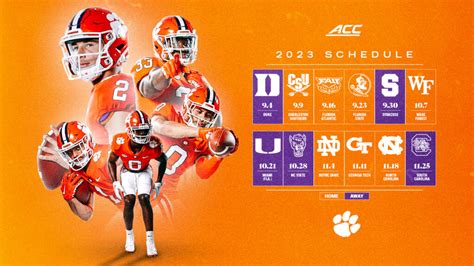 Clemson Announces 2023 Football Schedule – Clemson Tigers Official ...