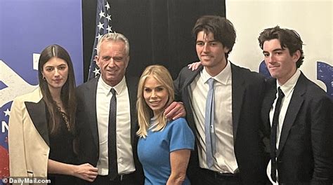 RFK Jr’s offspring join him and wife Cheryl Hines on stage to launch 2024 White House bid ...