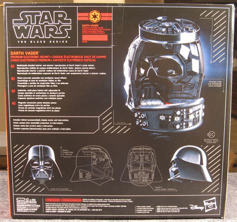 Hasbro - Star Wars Black Series Darth Vader Voice-Changing Helmet Prop ...