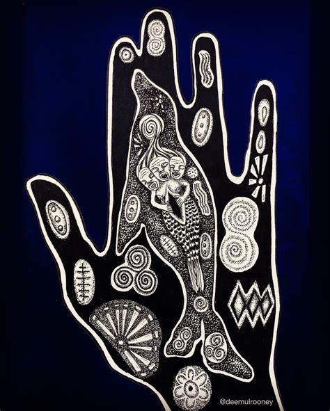 Primal Hand Selkies - Art Print By Dee Mulrooney | Dee Mulrooney Art