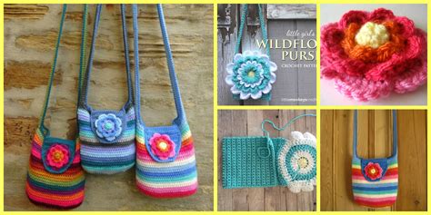 Crochet Flower Purse - Free Patterns - DIY 4 EVER