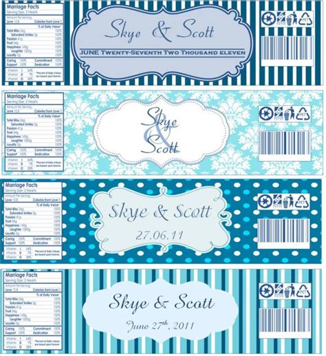 Water bottle labels! | Weddingbee Photo Gallery