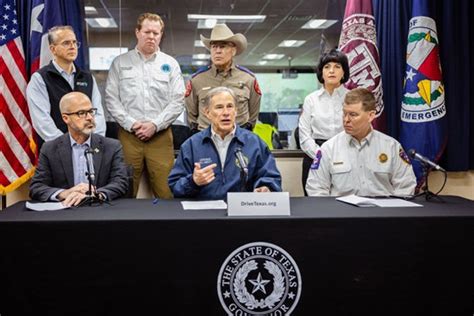 Governor Abbott Provides Update On Texas’ Severe Weather Response