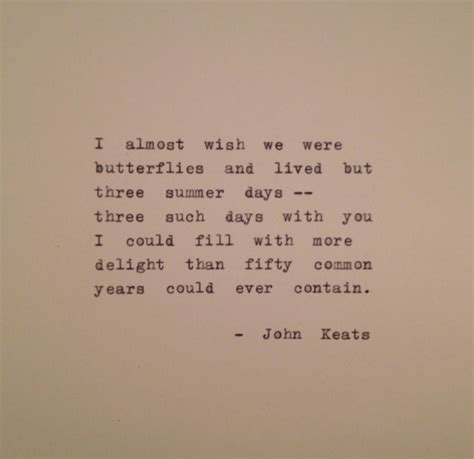 John Keats Quotes