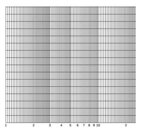 Log Scale Graph Paper