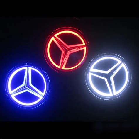 Car Light Logo - 4D LED Illuminated Rear BMW Red Car Logo Badge Motors Tail ... - Led car logo ...