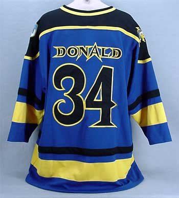 Donald Duck Destroyers Hockey Jersey - Adult Large NWT | #32820247