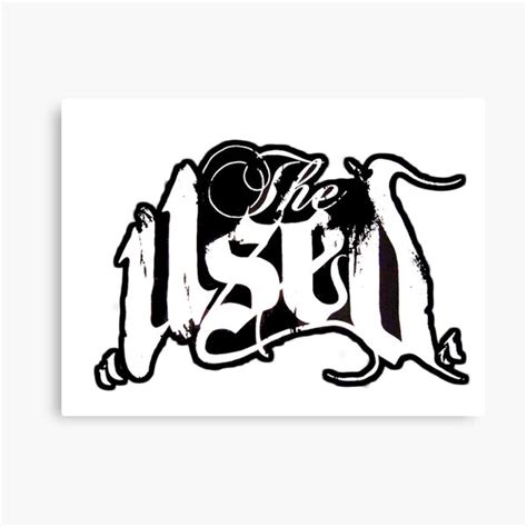 "the used band logo band" Canvas Print for Sale by sulrik9 | Redbubble