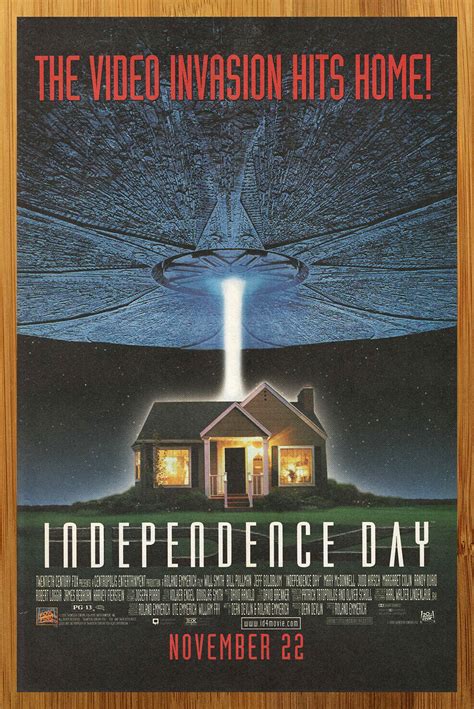 1996 ID4 Independence Day Movie Print Ad/Poster Will Smith VHS Video Promo 90s | eBay