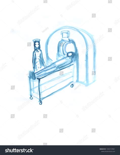 Medical Tomograph Brain Scan Illustration Stock Illustration 1393157861 | Shutterstock