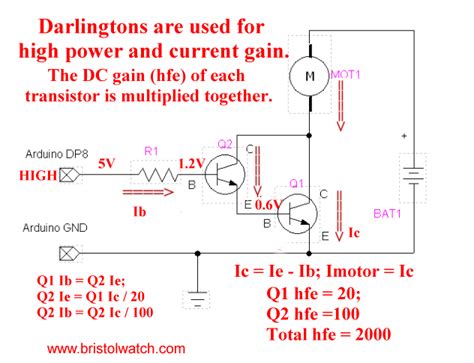 Tutorial TIP120-TIP125 Power Darlington Transistors