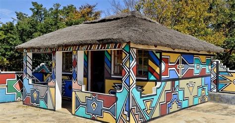 The Painted Houses of The Ndebeles | Amusing Planet