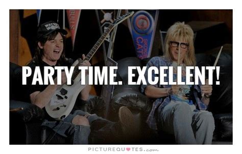 Party on, Wayne! Party on, Garth!