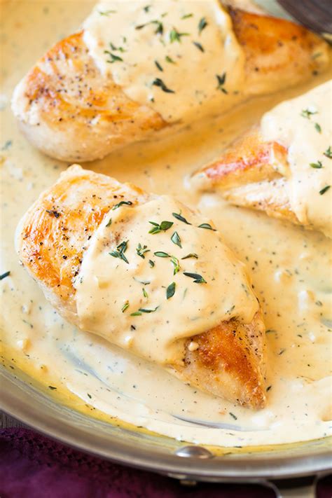 Chicken Breasts with Creamy Mustard Sauce - The Best Recipes