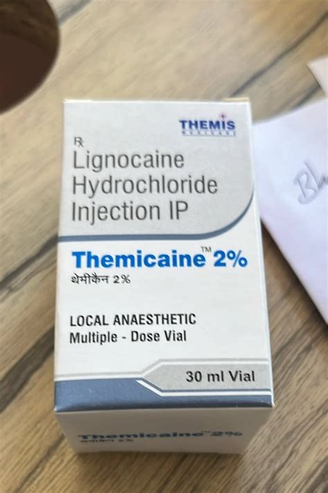 Lignocaine Hydrochloride Injection, 2% w/v, 30ml at Rs 34.94/vial in ...