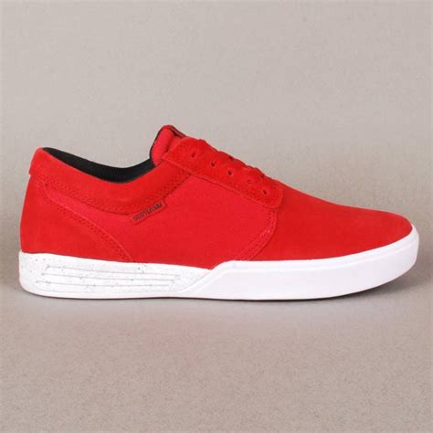 Supra Footwear Supra Hammer Skate Shoes - Red/White - Supra Footwear ...