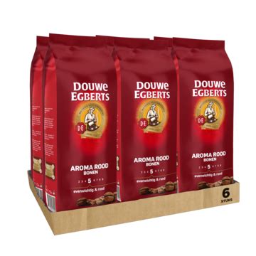 Douwe Egberts Aroma Rood Koffiebonen 6 x 500 gram bestellen? | Jumbo