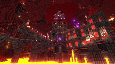 My Biggest Nether Castle yet : r/Minecraftbuilds