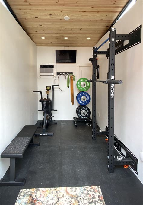 Backyard Shed Gym (gallery in comments) : r/homegym