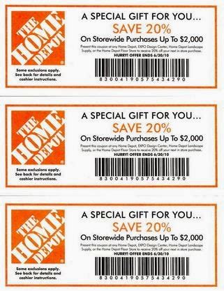 Home Depot Printable Coupons May 2018