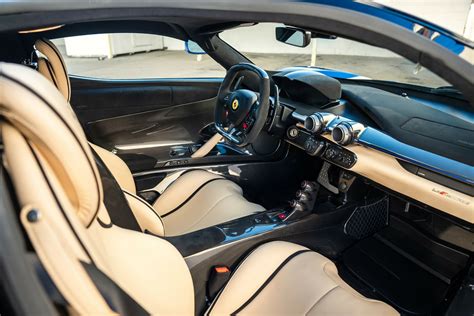 This Is The Only Ferrari LaFerrari Finished In Blue Elettrico Over A Crema Interior | Carscoops