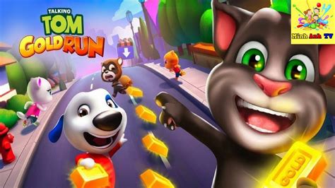 Chơi Talking Tom Gold Run - Trò Chơi talking tom gold run cho trẻ em - YouTube