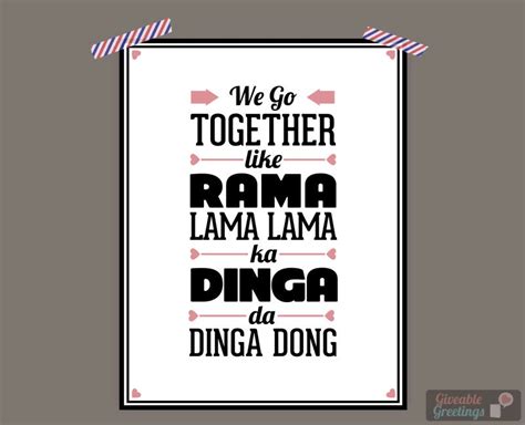 We Go Together - Grease Lyrics Art Print - Music Typography on Cardstock - 8.5x11" - Anniversary ...