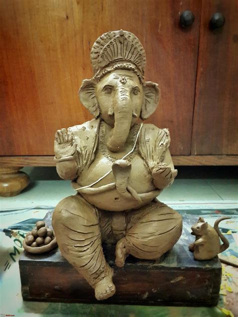 How to make ganesh idol from Clay and celebrate eco-friendly Ganesh ...