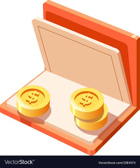 Icon bankbook and money Royalty Free Vector Image