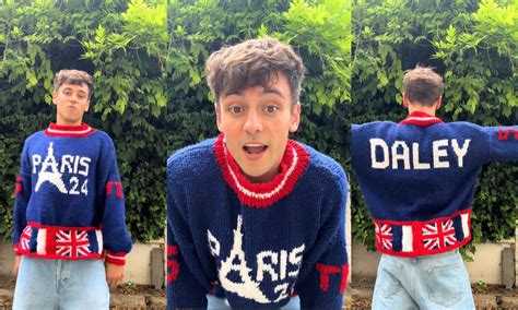 Tom Daley just modelled his handmade Olympics jumper on TikTok