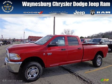 2012 Flame Red Dodge Ram 3500 HD ST Crew Cab 4x4 #73408464 Photo #12 | GTCarLot.com - Car Color ...