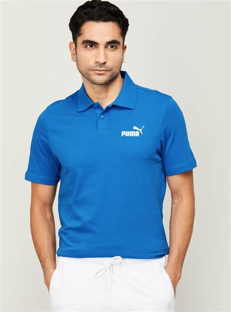 Buy PUMA Men Solid Polo T-shirt from PUMA at just INR 1299.0