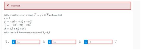 Solved In the cross (or vector) product F=qv×B we know that | Chegg.com