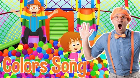 Blippi Color Song - Learn Colors, Shapes & Animals for Children ...