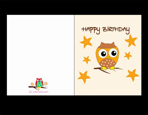 make your own birthday card free printable birthdaybuzz - printable birthday card template ...