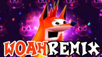 Crash Bandicoot - Woah! (Remix) - YouTube