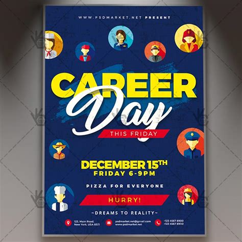 Download Career Flyer - PSD Template | PSDmarket