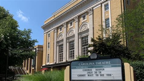 Carolina Theatre To Reopen For Cinema On July 30 | Carolina Theatre of Durham