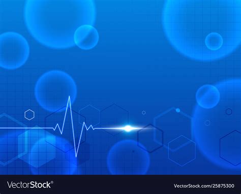 Blue medical background with text space Royalty Free Vector