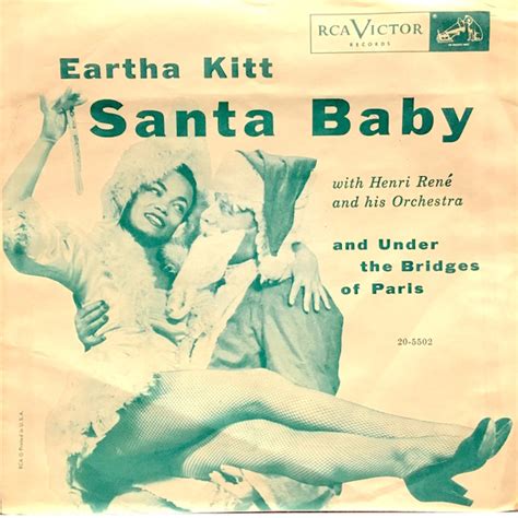 Eartha Kitt – Santa Baby / Under The Bridges Of Paris (1953, Indianapolis pressing, Shellac ...