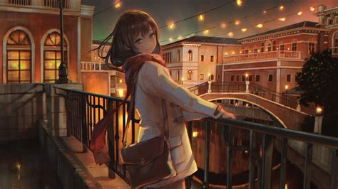 Anime Girl City Night Wallpapers - Top Free Anime Girl City Night ...