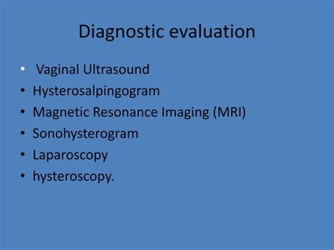 Uterine abnormalities | PPT