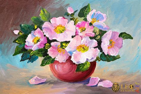 Magnificent Paintings with Bouquets of Flowers | LeoSystem.art