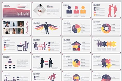 Creative One Keynote Template | Creative Keynote Templates ~ Creative Market