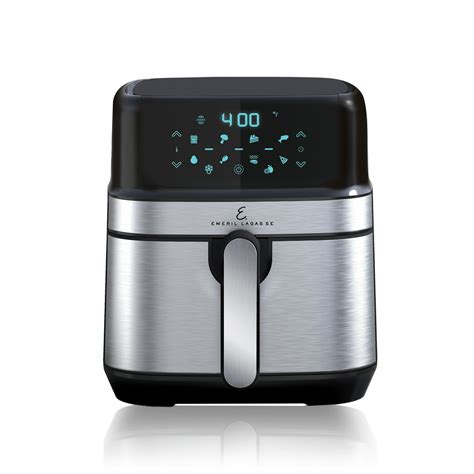 Emeril Lagasse Air Fryer Elite Home, 5 Quarts - Stainless Steel - Ex Ten