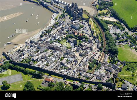 Conwy Castle Aerial Stock Photos & Conwy Castle Aerial Stock Images - Alamy