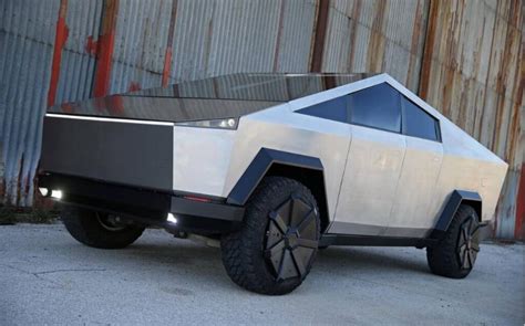 Ford F-150 Raptor Turned Into Gas-Powered Tesla Cybertruck Replica - The Car Guide