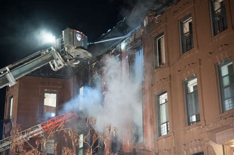 Two-alarm fire rips through Brooklyn building, leaving one fireman injured | amNewYork